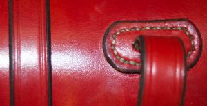 Detail of back where it attaches to the saddle.