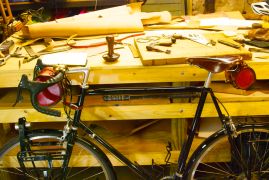 My bike with the front and rear matching bags.