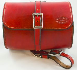 Front view of the bike bag.