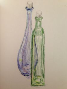 Color pencil sketch today while recovering from my broken collarbone...