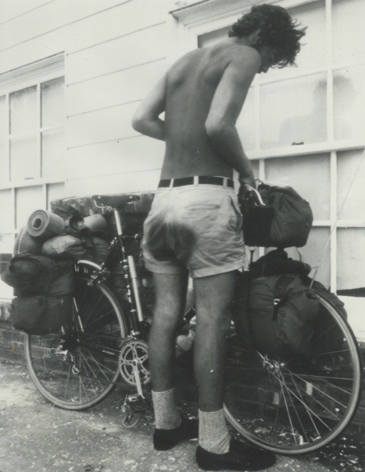 Riding the Lewis & Clark trail in the summer of 1979. Photo by Dennis Coello.