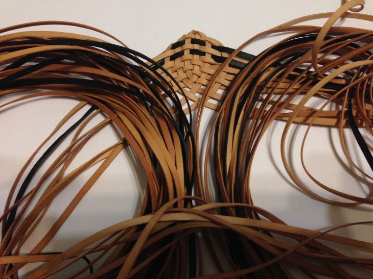 Start of 20 strand braided belt.