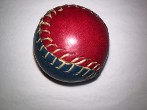 Hand made leather ball