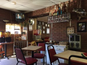 Interesting decor to accompany the best pork BBQ sandwich I've ever eaten!