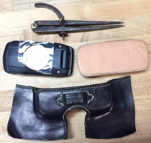 front piece, phone, form, and dividers (one of my favorite tools!)