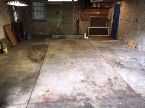 My empty shop in Gainesville
